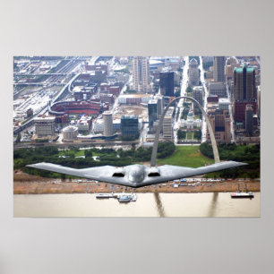 Póster Cartaz do bombardeiro B-2 Spirit