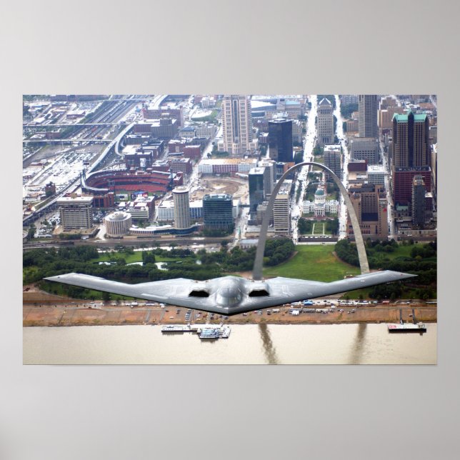 Póster Cartaz do bombardeiro B-2 Spirit (Frente)