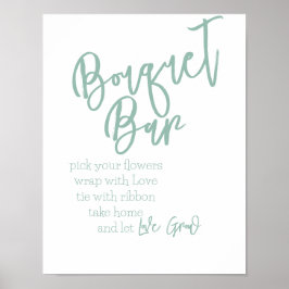 Poster Cartaz do Bouquet Bar