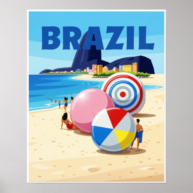 Poster Cartaz do Brasil (Frente)