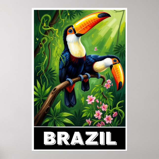 Poster Cartaz do Brasil (Frente)