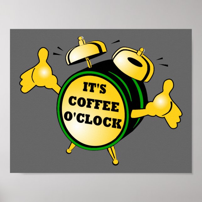 Poster Cartaz do Café da Hora (Frente)