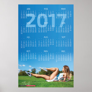 Poster Cartaz do Calendário de 2017