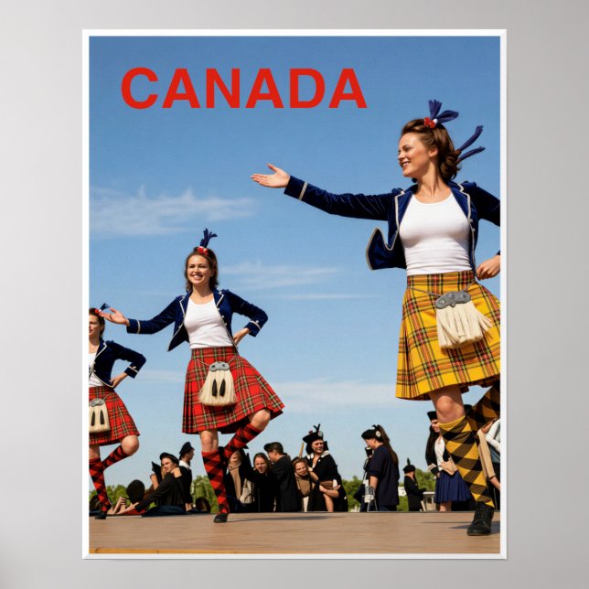 Poster cartaz do Canadá (Frente)