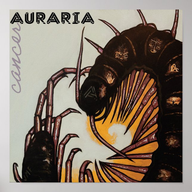Poster Cartaz do Cancer de Auraria (Frente)