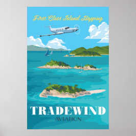 Poster Cartaz do Caribe