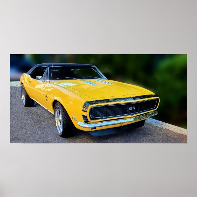 Poster cartaz do carro SS 350 de '67 (Frente)