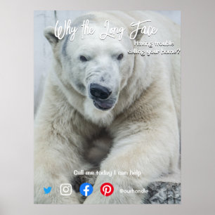 Poster Cartaz do Cartaz Imobiliário Engraçado Cartaz Bran