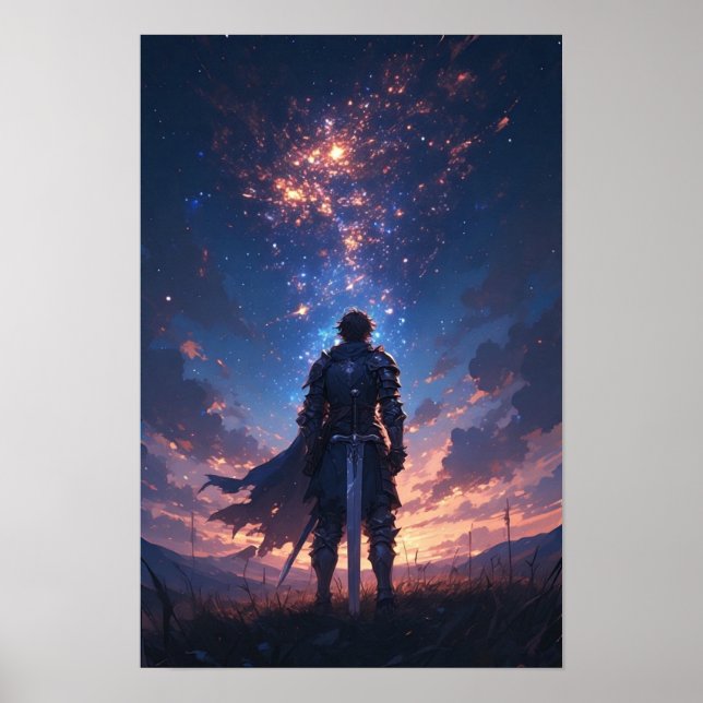 Poster Cartaz do Cavaleiro (Frente)