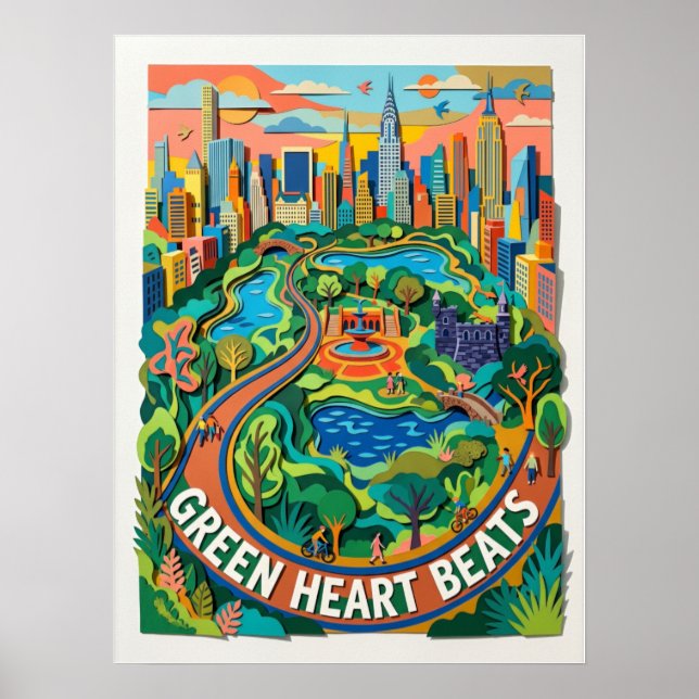 Poster Cartaz do Central Park Manhattan (Frente)