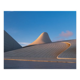 Póster Cartaz do Centro Heydar Aliyev