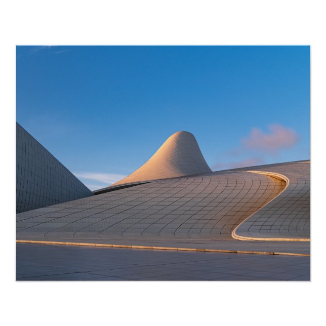 Póster Cartaz do Centro Heydar Aliyev (Frente)