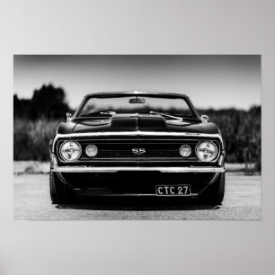 Poster Cartaz do Chevrolet Chevelle SS 350