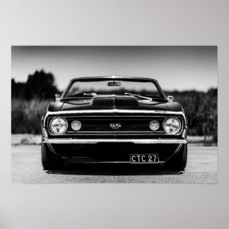 Poster Cartaz do Chevrolet Chevelle SS 350