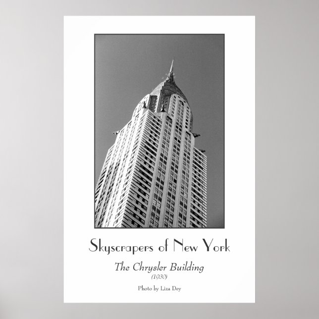 Póster Cartaz do Chrysler Building (Frente)