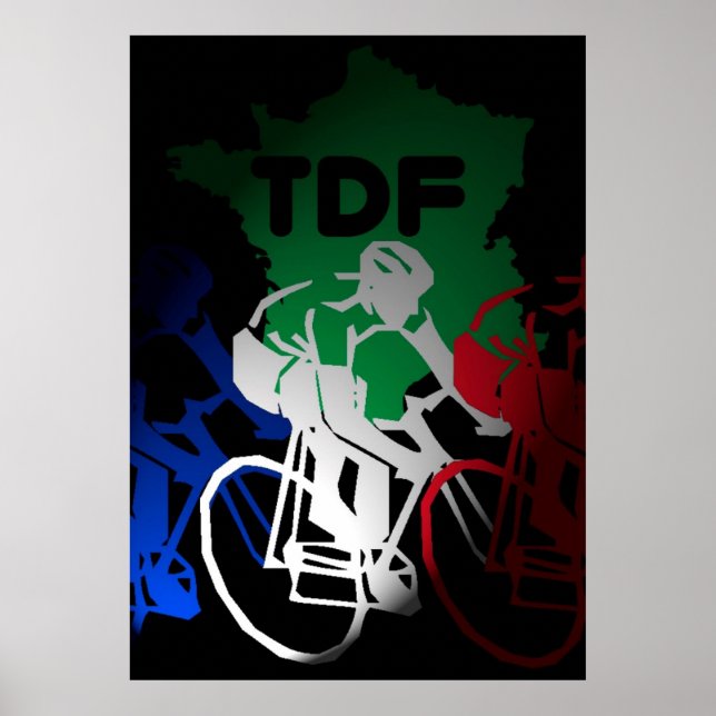 Poster Cartaz do Ciclismo do Tour de France (Frente)