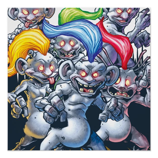 Póster cartaz do Creeple Peeple (Frente)