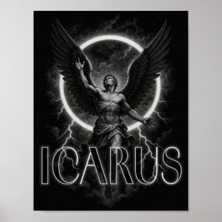 Poster cartaz do designer estético ICARUS