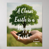 Cartaz do Dia Mundial do Meio Ambiente