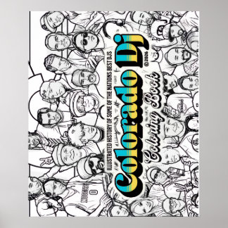 Poster Cartaz do DJ do Colorado
