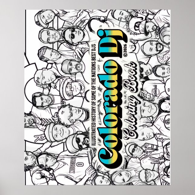 Poster Cartaz do DJ do Colorado (Frente)