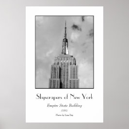 Póster Cartaz do Empire State Building