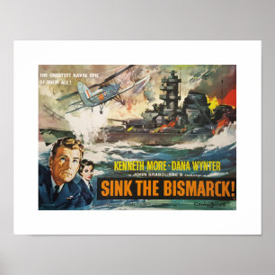 Poster Cartaz do Filme Afundem o Bismarck