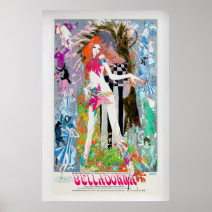 Poster Cartaz do Filme Belladonna Cartaz Antigo de Anime