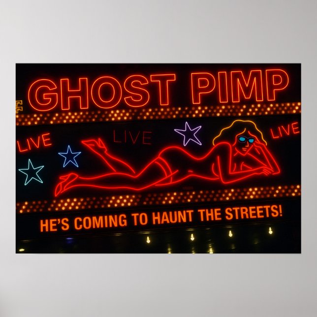 Poster Cartaz do Filme Ghost Pimp (Frente)