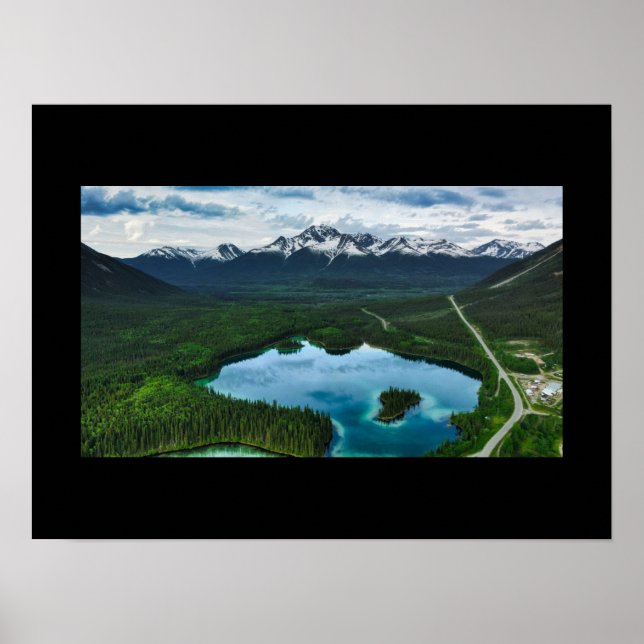 Poster Cartaz do Good Hope Lake Canadá (Frente)