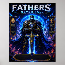 Poster Cartaz do Guerreiro Pai Épico