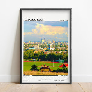 Poster Cartaz do Hampstead Heath, Parliament Hill, Londre