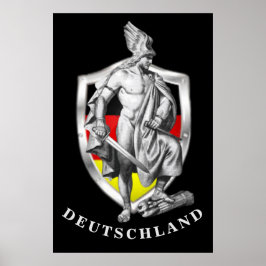 Poster Cartaz do Hermann Arminius da Alemanha Deutschland