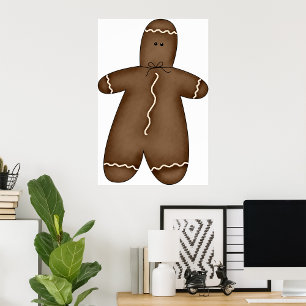Poster Cartaz do Homem de Pão de Mel