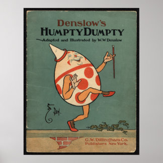 Póster Cartaz do Humpty Dumpty