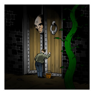 Póster Cartaz do Jack do Dia das Bruxas