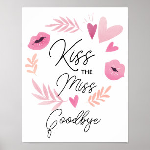 Poster Cartaz do Jogo Beije a Srta. Tchau   Fim de Ano Le
