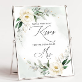 Poster Cartaz do jogo de chuveiro de noiva de verde quant