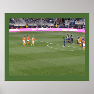 Póster Cartaz do Jogo de Futebol do Philadelphia Union