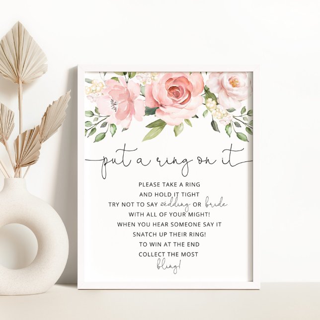 Poster Cartaz do jogo Floral blush put a ring on it (Criador carregado)