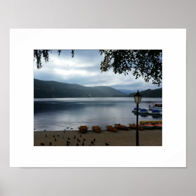 Póster Cartaz do Lago Titisee Alemanha (Frente)