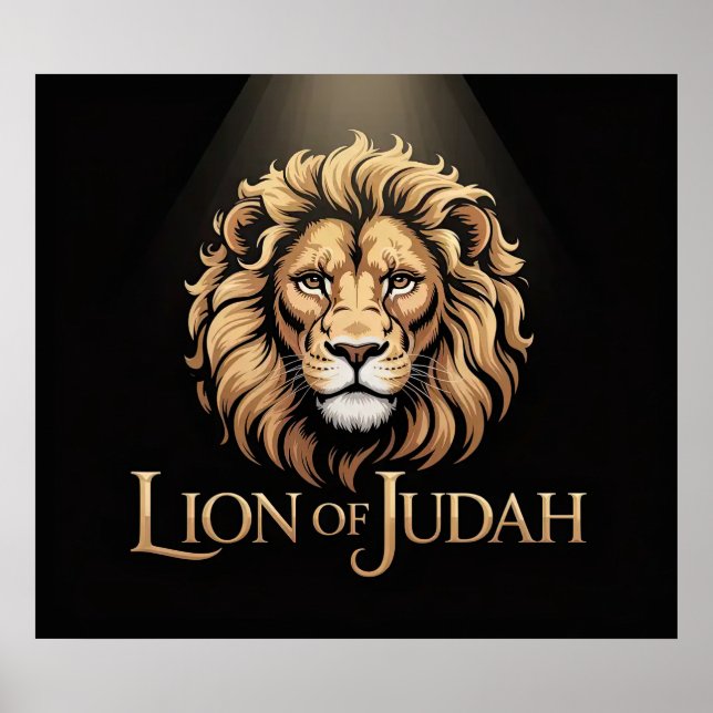Poster Cartaz do Leão de Judá (Frente)