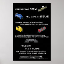 Cartaz do Lema da Phoenix Train Works