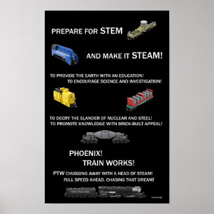 Poster Cartaz do Lema da Phoenix Train Works