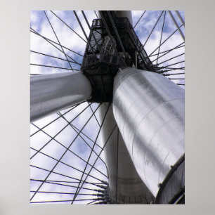 Póster Cartaz do LONDON EYE CENTRAL