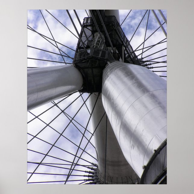Póster Cartaz do LONDON EYE CENTRAL (Frente)