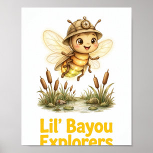 Poster Cartaz do Luzinha dos Exploradores do Pequeno Bayo