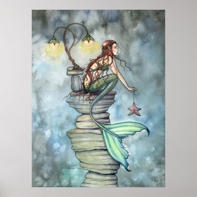 Póster Cartaz do Mermaid's Perch por Molly Harrison (Frente)