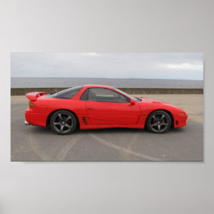 Poster cartaz do Mitsubishi GTO 3L Twin Turbo 2