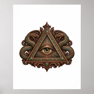 Poster Cartaz do Olho do Serpent Scroll